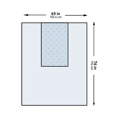 McKesson Brand - 16-I80-12110G-S McKesson Sterile Three-Quarter Drape