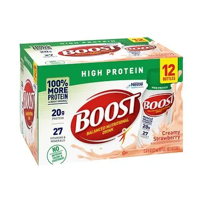 Nestle Clinical Nutritional - 00041679801970 Boost® High Protein Strawberry Complete Nutritional Drink