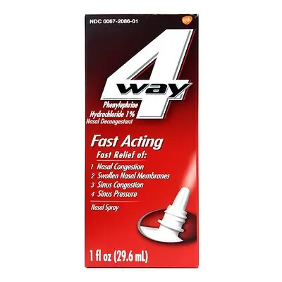 Novartis - 00067208601 Sinus Relief 4 Way® 1% Strength Nasal Spray 1 oz.