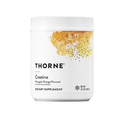 Thorne Research Inc - SF906 Oral Supplement THORNE® Creatine Pineapple Orange Flavor Powder 13.5 oz. Canister