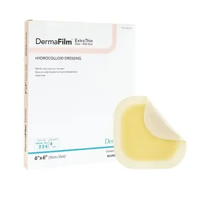 Sion Brands LLC - 00312E DermaFilm® Extra Thin Clear with Grid Hydrocolloid Dressing