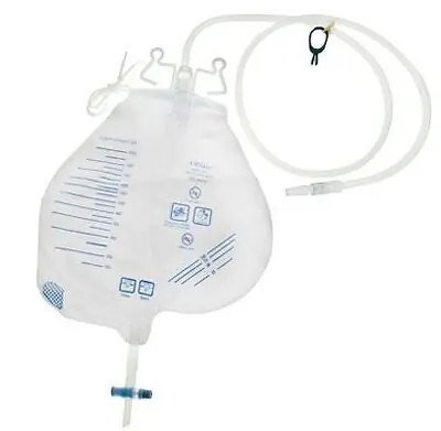 Amsino International - AS302 Urinary Drain Bag AMSure® Anti-Reflux Valve Sterile 2