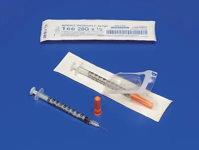 Cardinal - 8881600004 Monoject™ Insulin Syringe with Needle