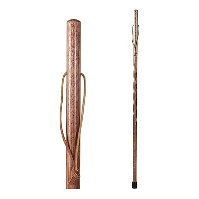 Mabis Healthcare - 602-3000-1012 Brazos™ Twisted Oak Backpacker Handcrafted Walking Stick