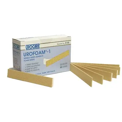 Urocare Products - 5100 Urofoam®-1 Adhesive Foam Strips for use with Male External Catheters