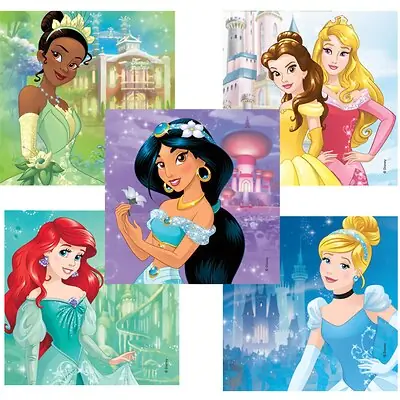 Medibadge - 2138P Medibadge® Disney® Princesses Castles Sticker