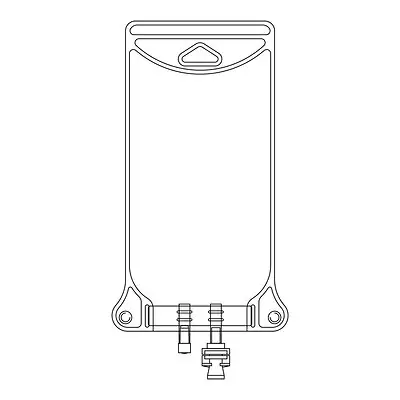 McKesson Brand - 419-64050 EVA Empty Bag McKesson 500 mL 2 Port Legless