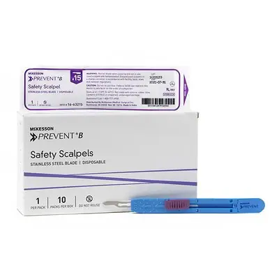 McKesson Brand - 16-63215 McKesson Prevent® B Safety Scalpel
