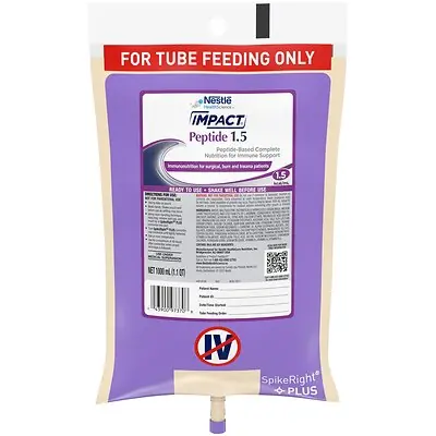 Nestle Healthcare Nutrition - 10043900973712 Impact® Peptide 1.5 Tube Feeding Formula