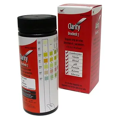 Clarity Lab Group LLC - DTG-URO7 Clarity® Urocheck 7 Urine Reagent Strip