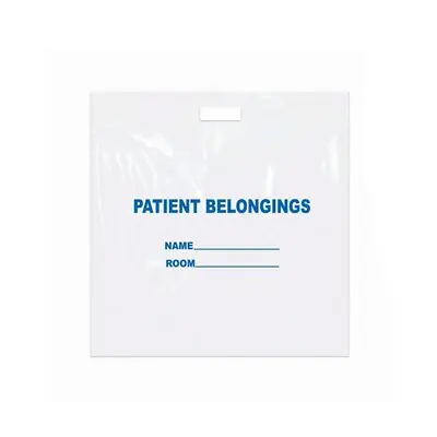 Donovan Industries - PB01 DawnMist® Plastic Handle Patient Belonging Bags