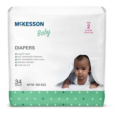 McKesson Brand - BD-SZ2 McKesson Baby Diaper
