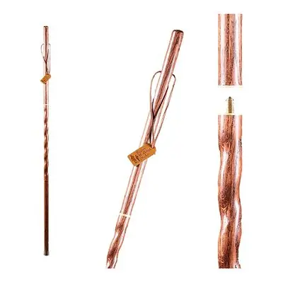 Mabis Healthcare - 602-3000-1324 Brazos™ Twisted Oak Traveler's Handcrafted Walking Stick