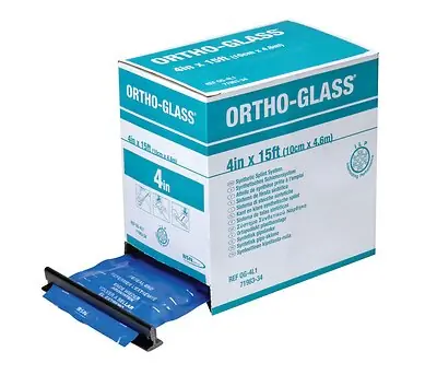 BSN Medical - OG-3PC Padded Precut Splint ORTHO-GLASS® 3 X 12 Inch Fiberglass White