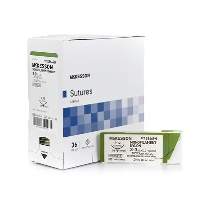 McKesson Brand - S1669H McKesson Suture with P-12 Needle