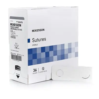 McKesson Brand - SZ497G McKesson Suture with P-12 Needle
