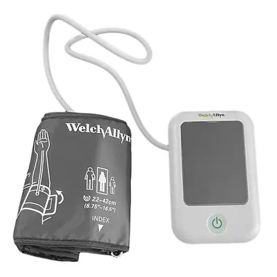 Welch Allyn - RPM-BP100 Home Automatic Digital Blood Pressure Monitor Home™ Wide Range Adult Cuff Arm Nylon Cuff 22 - 42 cm Desk Model