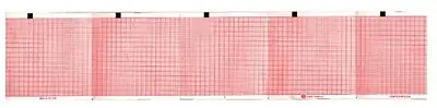 Nissha Medical Tech - 7G32016929 Recording Chart Paper Schiller™ Z-Fold Red Grid