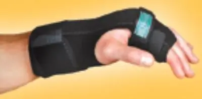Hely & Weber - 3848-LT Hand / Finger Brace TKO® Standard Neoprene / Nylon / UBL Left Hand Black One Size Fits Most