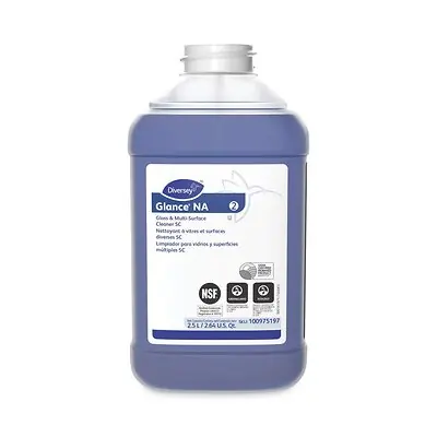 Essendant Co-United Stationers - DVS100975197 Glass / Surface Cleaner Refill Diversey™ Glance NA Ammoniated Manual Pour Liquid 2.5 Liter Bottle Unscented NonSterile