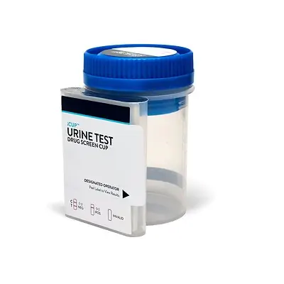 Abbott Rapid Dx North America LLC - I-DUE-1127-022 Drugs of Abuse Test Kit iCup® A.D. AMP, BAR, BZO, COC, mAMP/MET, MTD, OPI, OXY, PCP, PPX, TCA, THC (CR, OX, pH) 25 Tests CLIA Waived