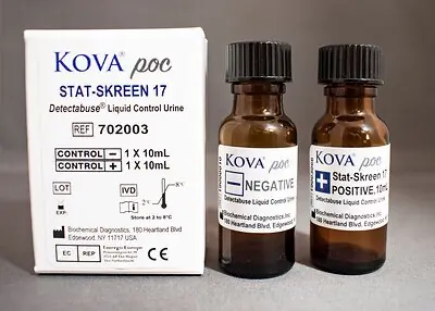 LGC Clinical Diagnostics Inc - K-702003 Drugs of Abuse Control Set Detectabuse® Stat-Skreen® Positive Level / Negative Level 2 X 10 mL