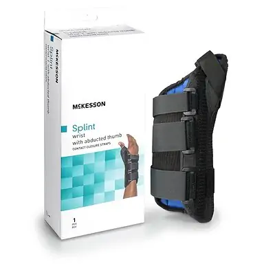 McKesson Brand - 155-81-87315 McKesson Left Wrist Splint with Abducted Thumb