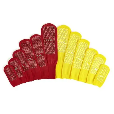 Medline - MDTPS4B05FPY Medline Fall Management Slipper Socks