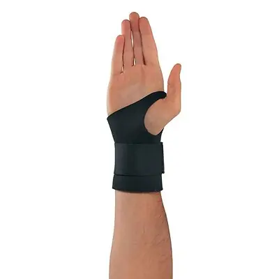 Ergodyne - 16612 Wrist Support ProFlex® 670 Ambidextrous Single Strap Neoprene Left or Right Hand Black Small