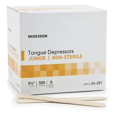 McKesson Brand - 24-201 McKesson Tongue Depressor for Pediatric Use