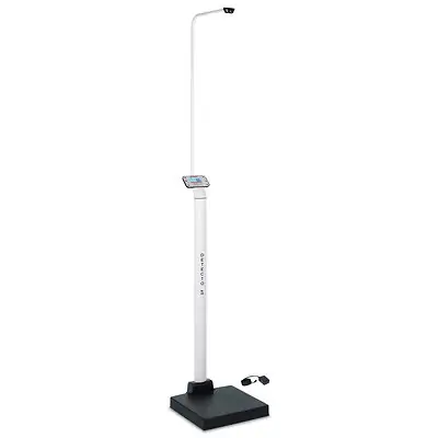 Detecto Scale - APEX-SH-AC Physician Scale Detecto® Digital Display 660 lbs. / 300 kg Capacity Black / White AC Adapter / Battery Operated