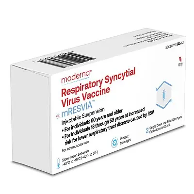 Moderna US Inc - 80777034563 mRESVIA® Respiratory Syncytial Virus Vaccine Injection 0.5 mL