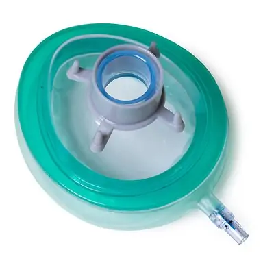 McKesson Brand - 712-GR Anesthesia Mask McKesson Elongated Style Adult Small Hook Ring