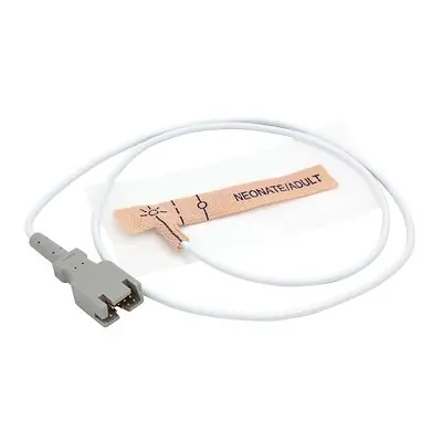 Sunset Healthcare - RES7201 SpO2 Sensor Sunset Healthcare Multi-Site Multiple Users Single Patient Use 3 Foot