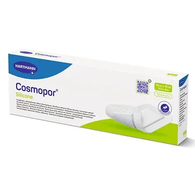 Hartmann - 901110 Island Dressing Cosmopor® Silicone 4 X 14 Inch Rectangle Sterile Water Resistant Nonwoven Backing