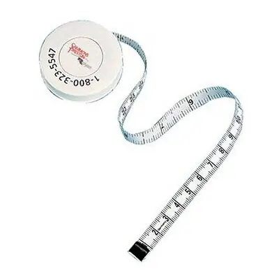 Performance Health - 081186915 Measurement Tape 60 Inch Length Reusable Inches / Centimeters