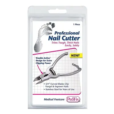 Pedifix - P3355-CRV Nail Cutter Concave Jaw 5-1/2 Inch Length Stainless Steel