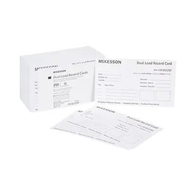 McKesson Brand - 73-DLC250 McKesson Sterilization Record Card