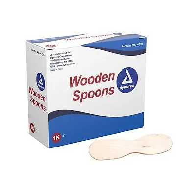 Dynarex - 4325 dynarex Wooden Spoons