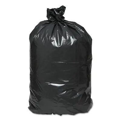 Essendant Co-United Stationers - WBIRNW4620 Trash Bag Earthsense® 45 gal. 2 mil 40 X 46 Inch Black Heavy Duty Star Seal Bottom Coreless Roll
