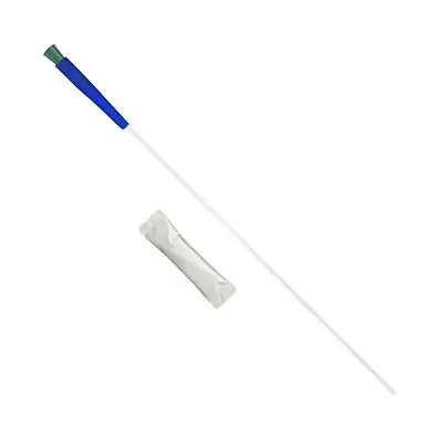 HR Healthcare - HS1416 Urethral Catheter TruCath™ Straight Tip Hydrophilic Coated PVC 14 Fr. 16 Inch Length