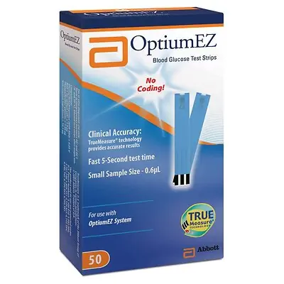 Abbott - 7104101 Abbott Optium EZ® Blood Glucose Test Strips