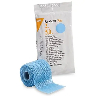 Solventum Corporation - 82002L 3M™ Scotchcast™ Plus Light Blue Cast Tape