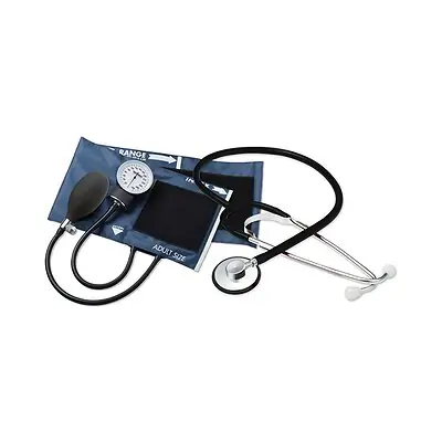 McKesson Brand - 775-660-11ANMM McKesson Aneroid Sphygmomanometer/Nurse Stethoscope Kit
