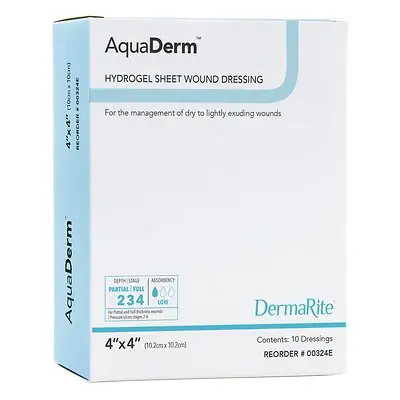 Sion Brands LLC - 00324E DermaRite AquaDerm™ Hydrogel Sheet