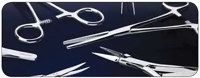 Medline - 66155 Iris Scissors Centurion® 4-1/2 Inch Length Floor / Office Grade Stainless Steel Sterile Finger Ring Handle Straight Sharp Tip / Sharp Tip
