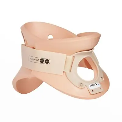 Ossur - PHP-T4L Rigid Cervical Collar Ossur® Philadelphia® Preformed Adult Large Two-Piece / Trachea Opening 4-1/4 Inch Height 16 to 19 Inch Neck Circumference