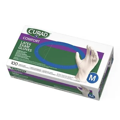 Medline - CUR8105 Curad® Latex Exam Glove