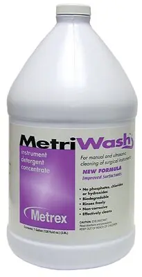 Metrex Research - 10-3300 Instrument Detergent MetriWash® Liquid Concentrate 1 gal. Jug Unscented