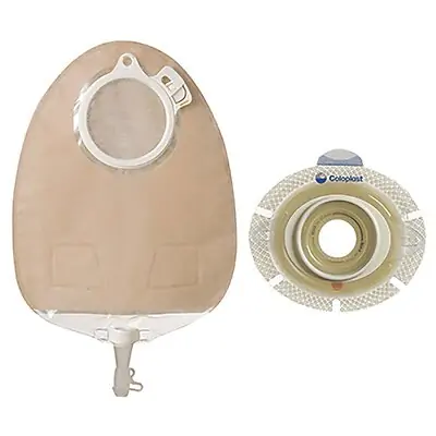 Coloplast - 11004 Urostomy Pouch Assura® Two-Piece System 10-1/4 Inch Length Flat